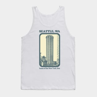 Seattle, Wa /// Humorous Retro Style Tourism Design Tank Top